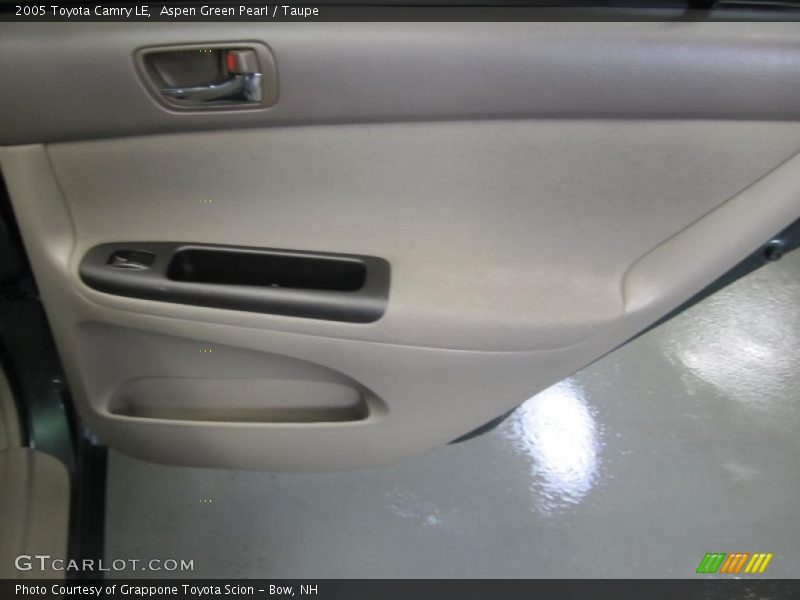 Aspen Green Pearl / Taupe 2005 Toyota Camry LE