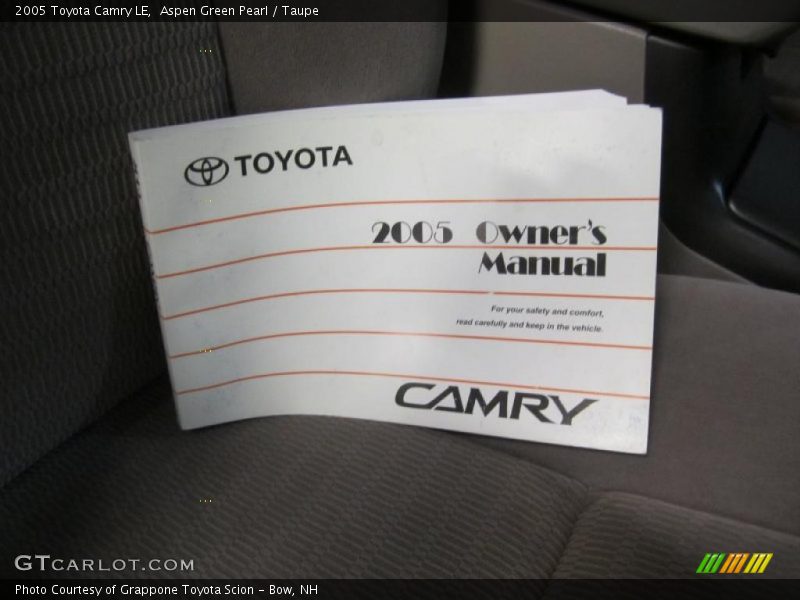 Aspen Green Pearl / Taupe 2005 Toyota Camry LE