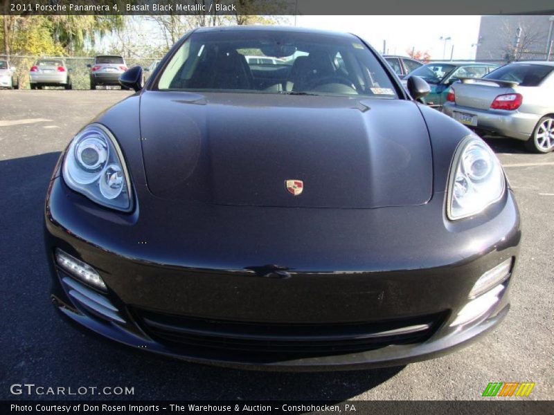 Basalt Black Metallic / Black 2011 Porsche Panamera 4