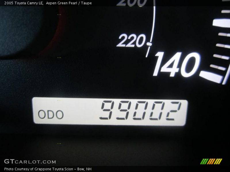 Aspen Green Pearl / Taupe 2005 Toyota Camry LE
