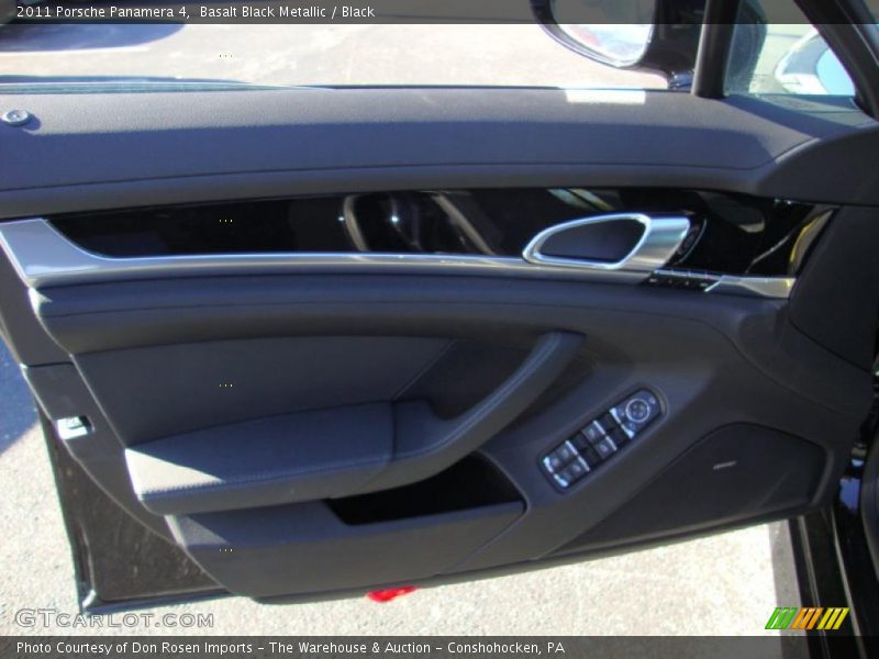 Basalt Black Metallic / Black 2011 Porsche Panamera 4