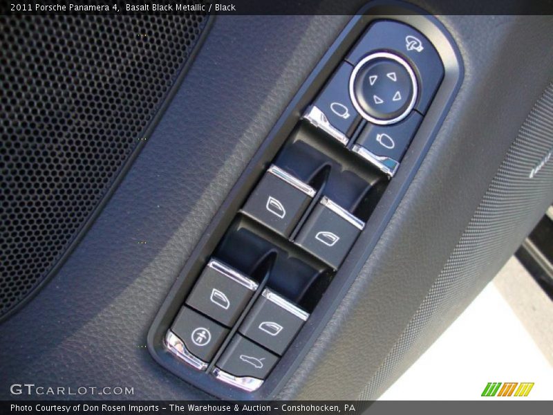 Basalt Black Metallic / Black 2011 Porsche Panamera 4