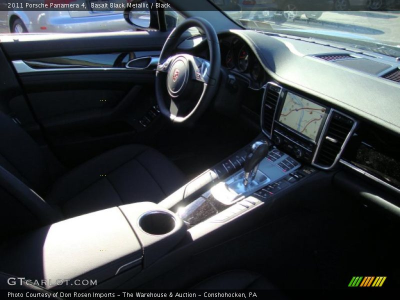 Basalt Black Metallic / Black 2011 Porsche Panamera 4