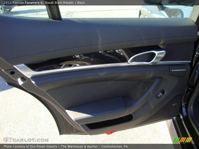 Basalt Black Metallic / Black 2011 Porsche Panamera 4