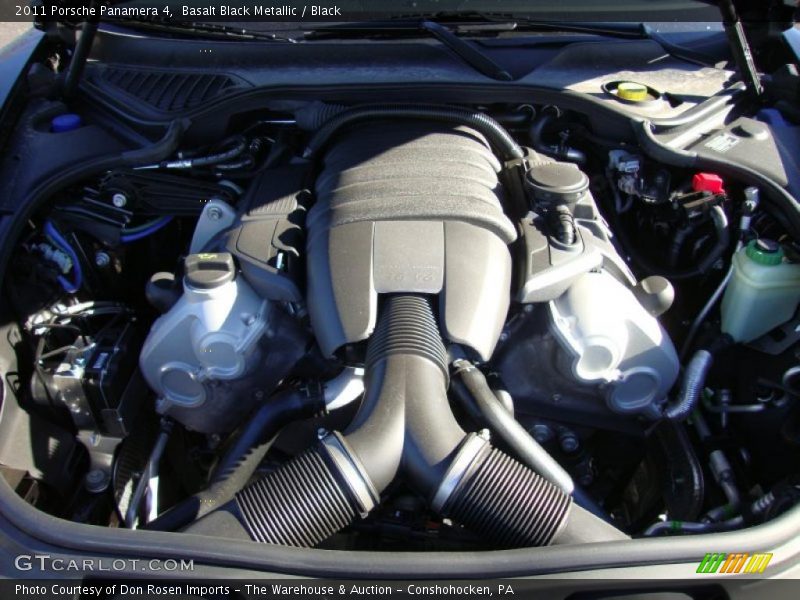 Basalt Black Metallic / Black 2011 Porsche Panamera 4