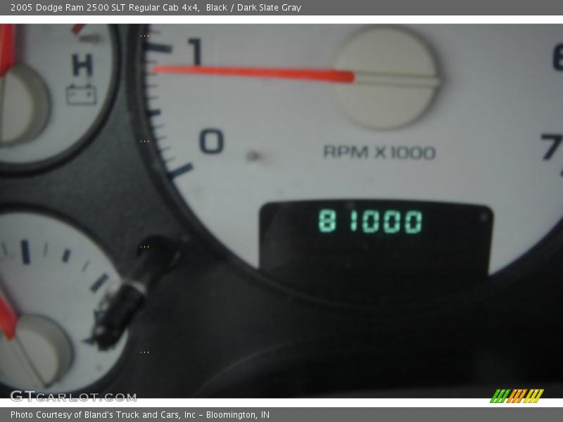 Black / Dark Slate Gray 2005 Dodge Ram 2500 SLT Regular Cab 4x4