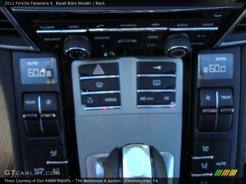Basalt Black Metallic / Black 2011 Porsche Panamera 4
