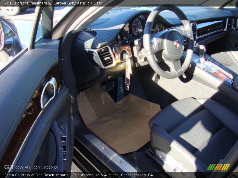 Carbon Grey Metallic / Black 2011 Porsche Panamera S