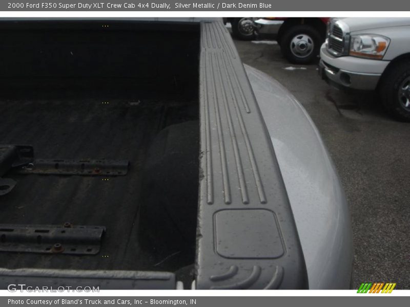 Silver Metallic / Dark Denim Blue 2000 Ford F350 Super Duty XLT Crew Cab 4x4 Dually