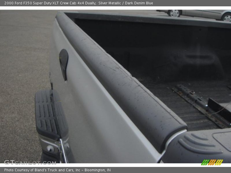 Silver Metallic / Dark Denim Blue 2000 Ford F350 Super Duty XLT Crew Cab 4x4 Dually
