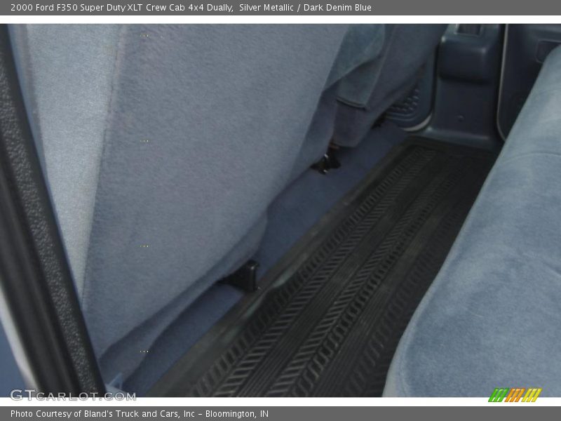 Silver Metallic / Dark Denim Blue 2000 Ford F350 Super Duty XLT Crew Cab 4x4 Dually
