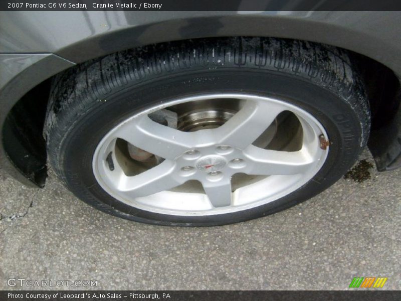 Granite Metallic / Ebony 2007 Pontiac G6 V6 Sedan