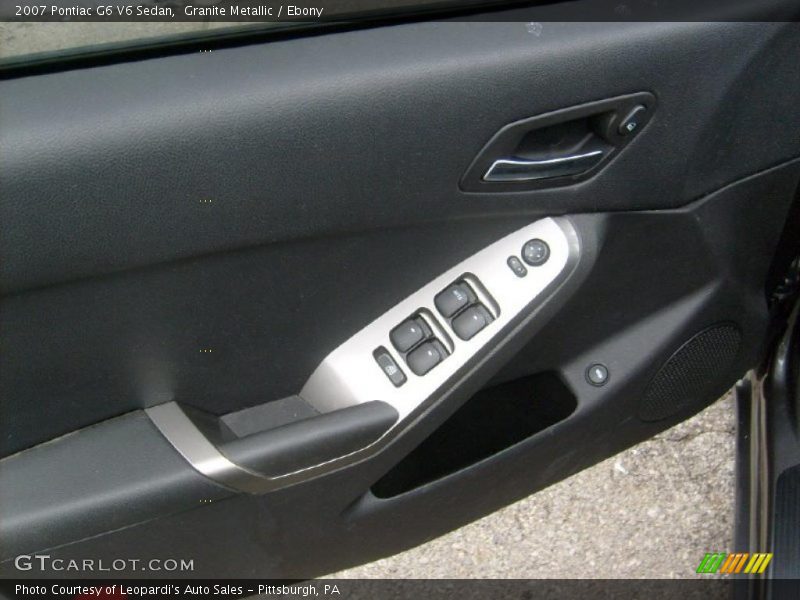 Granite Metallic / Ebony 2007 Pontiac G6 V6 Sedan