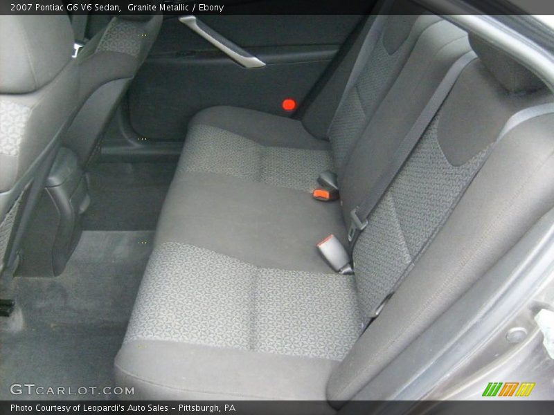 Granite Metallic / Ebony 2007 Pontiac G6 V6 Sedan