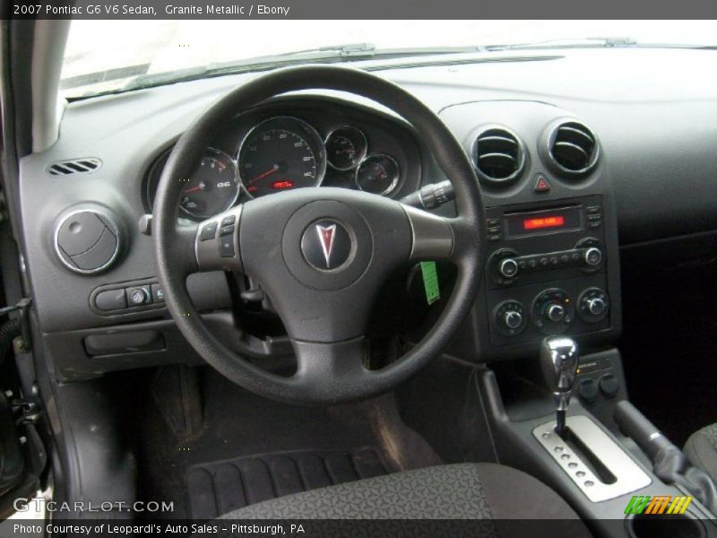 Granite Metallic / Ebony 2007 Pontiac G6 V6 Sedan