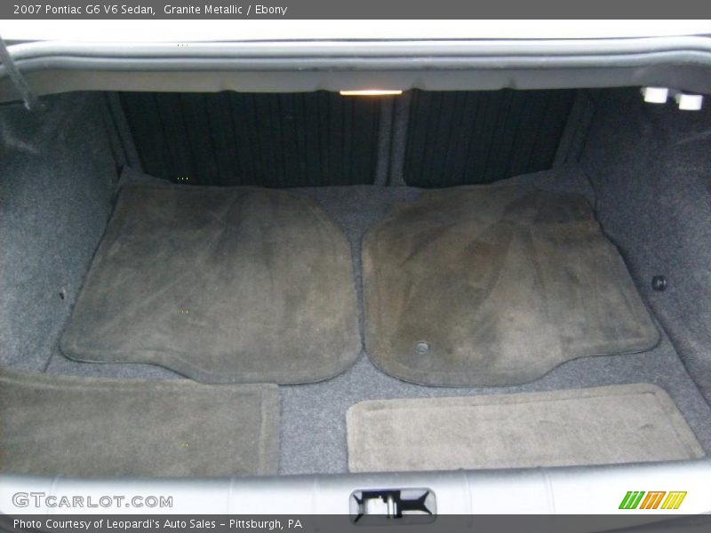 Granite Metallic / Ebony 2007 Pontiac G6 V6 Sedan