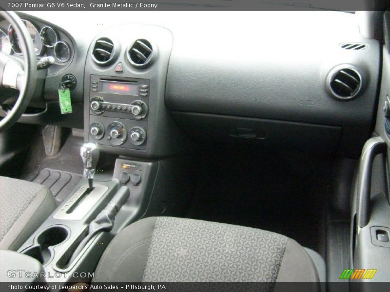 Granite Metallic / Ebony 2007 Pontiac G6 V6 Sedan