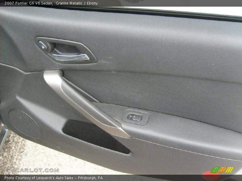 Granite Metallic / Ebony 2007 Pontiac G6 V6 Sedan