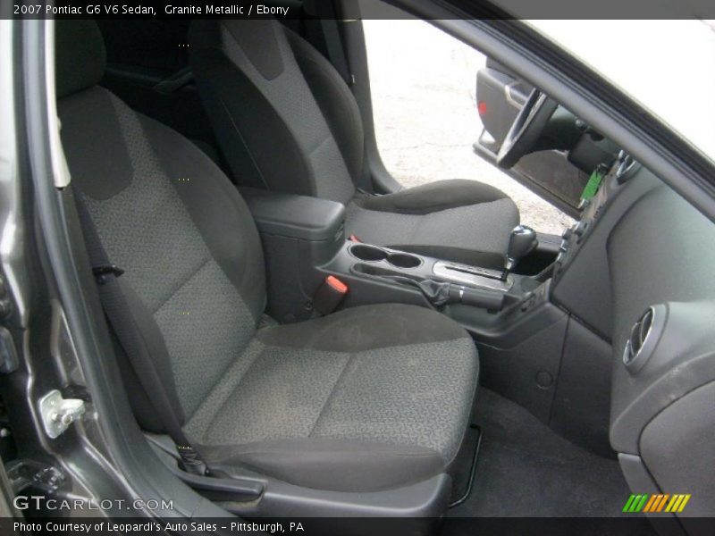 Granite Metallic / Ebony 2007 Pontiac G6 V6 Sedan