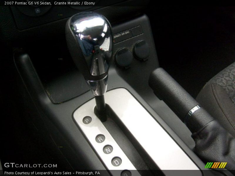 Granite Metallic / Ebony 2007 Pontiac G6 V6 Sedan