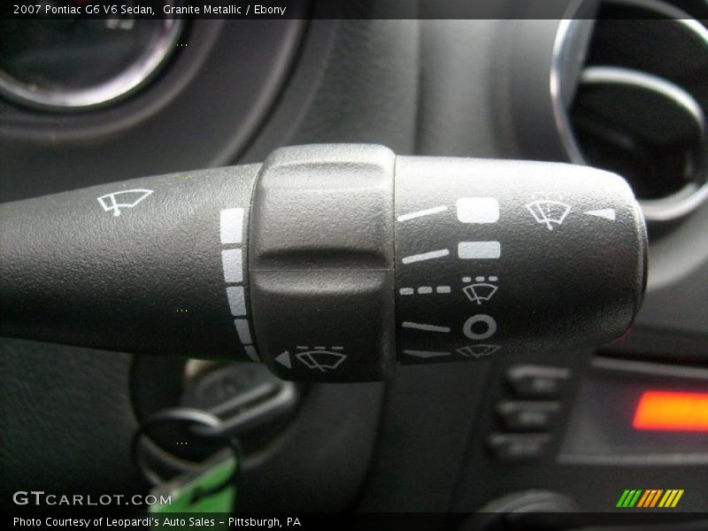 Granite Metallic / Ebony 2007 Pontiac G6 V6 Sedan