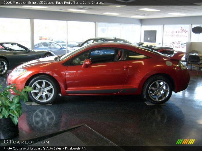 Rave Red / Terra Cotta/Charcoal 2008 Mitsubishi Eclipse SE Coupe