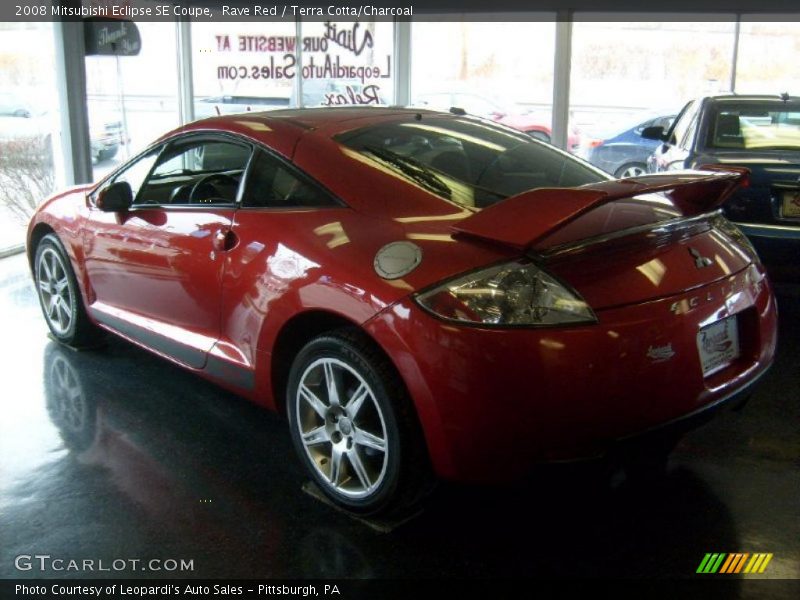 Rave Red / Terra Cotta/Charcoal 2008 Mitsubishi Eclipse SE Coupe