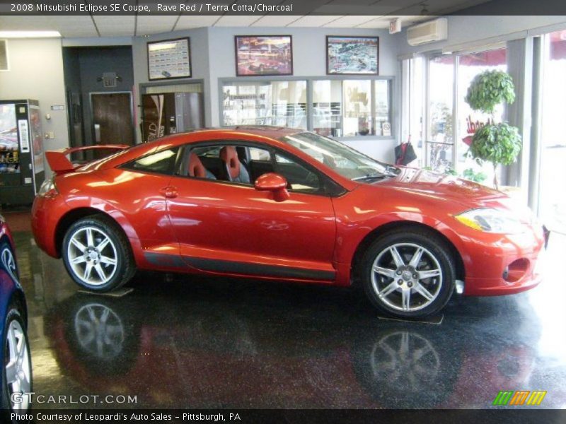 Rave Red / Terra Cotta/Charcoal 2008 Mitsubishi Eclipse SE Coupe