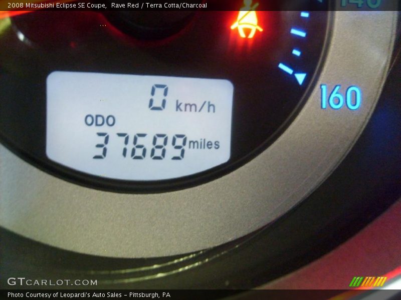 Rave Red / Terra Cotta/Charcoal 2008 Mitsubishi Eclipse SE Coupe