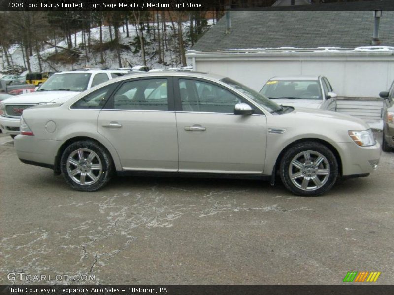 Light Sage Metallic / Medium Light Stone 2008 Ford Taurus Limited