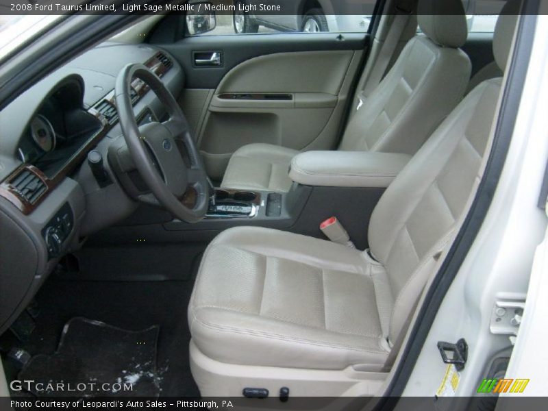 Light Sage Metallic / Medium Light Stone 2008 Ford Taurus Limited