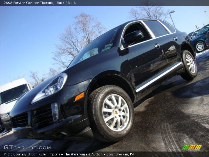 Black / Black 2008 Porsche Cayenne Tiptronic