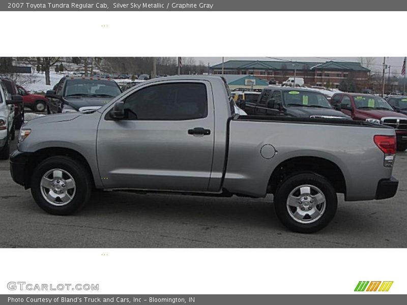 Silver Sky Metallic / Graphite Gray 2007 Toyota Tundra Regular Cab
