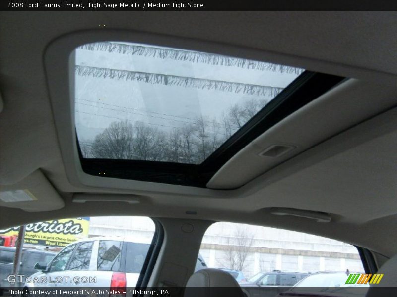 Light Sage Metallic / Medium Light Stone 2008 Ford Taurus Limited