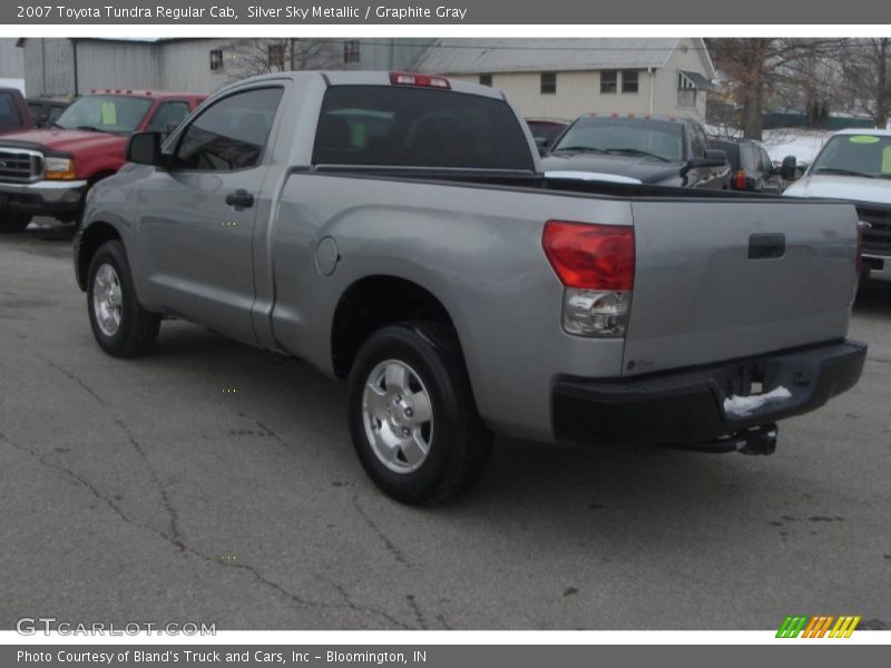 Silver Sky Metallic / Graphite Gray 2007 Toyota Tundra Regular Cab