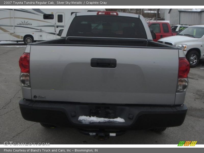 Silver Sky Metallic / Graphite Gray 2007 Toyota Tundra Regular Cab