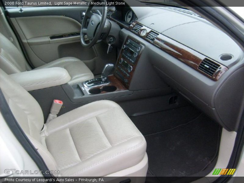Light Sage Metallic / Medium Light Stone 2008 Ford Taurus Limited