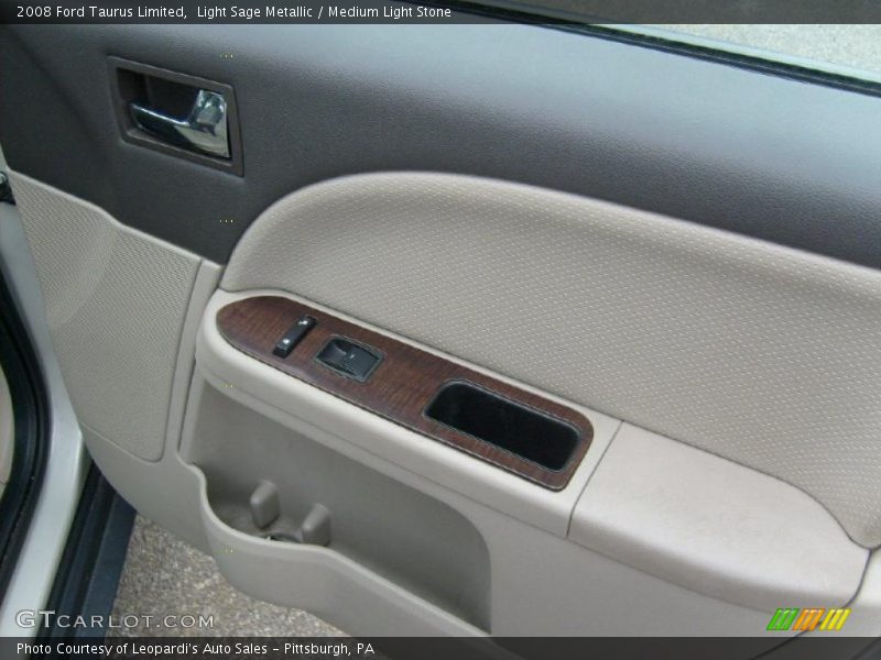 Light Sage Metallic / Medium Light Stone 2008 Ford Taurus Limited