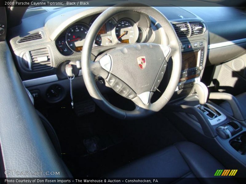 Black / Black 2008 Porsche Cayenne Tiptronic
