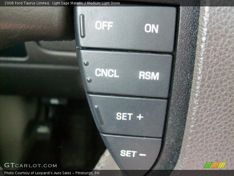 Light Sage Metallic / Medium Light Stone 2008 Ford Taurus Limited