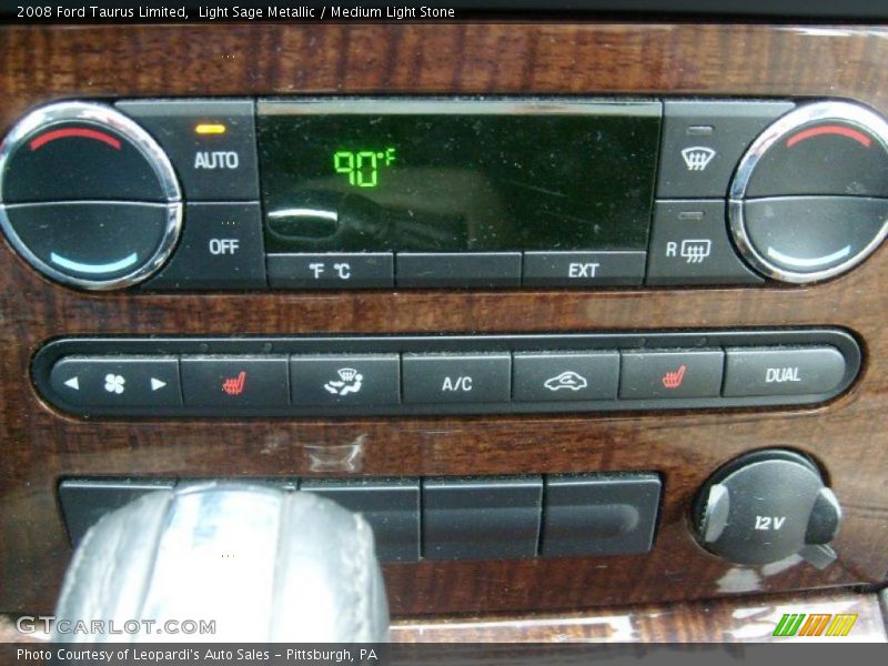 Light Sage Metallic / Medium Light Stone 2008 Ford Taurus Limited