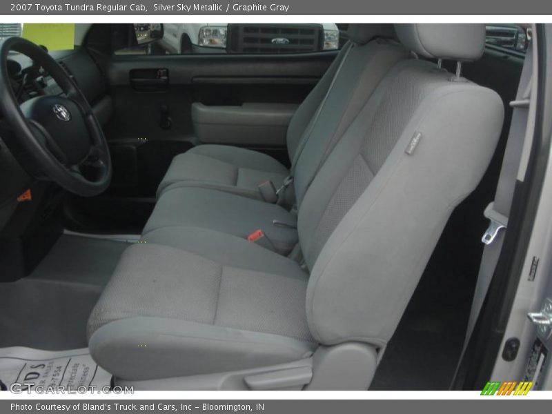  2007 Tundra Regular Cab Graphite Gray Interior