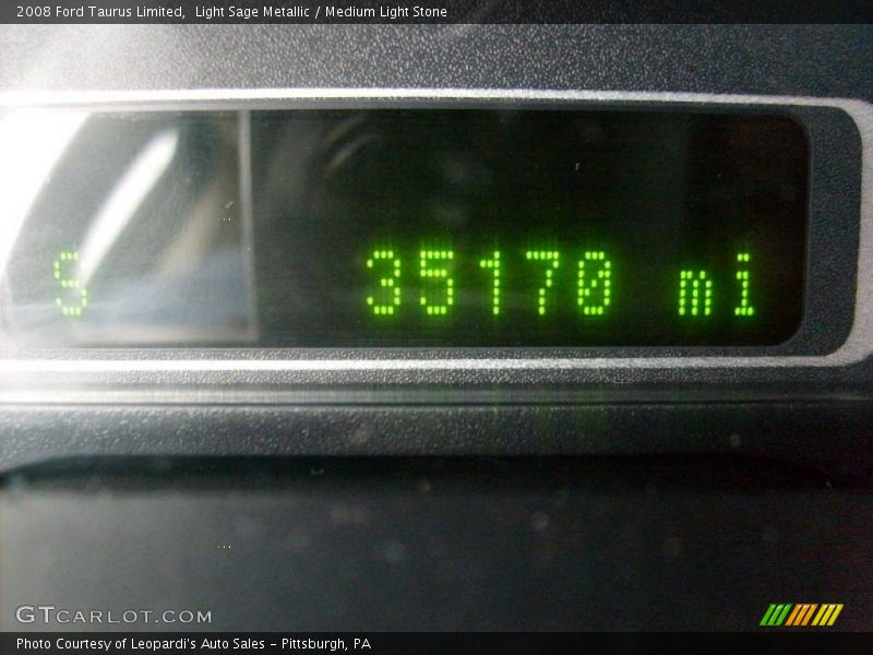 Light Sage Metallic / Medium Light Stone 2008 Ford Taurus Limited