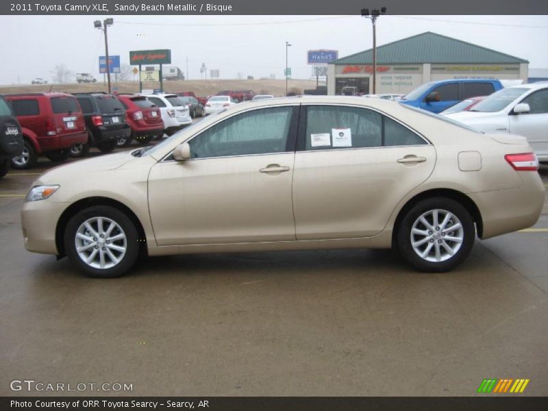 Sandy Beach Metallic / Bisque 2011 Toyota Camry XLE