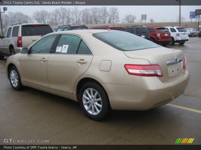 Sandy Beach Metallic / Bisque 2011 Toyota Camry XLE