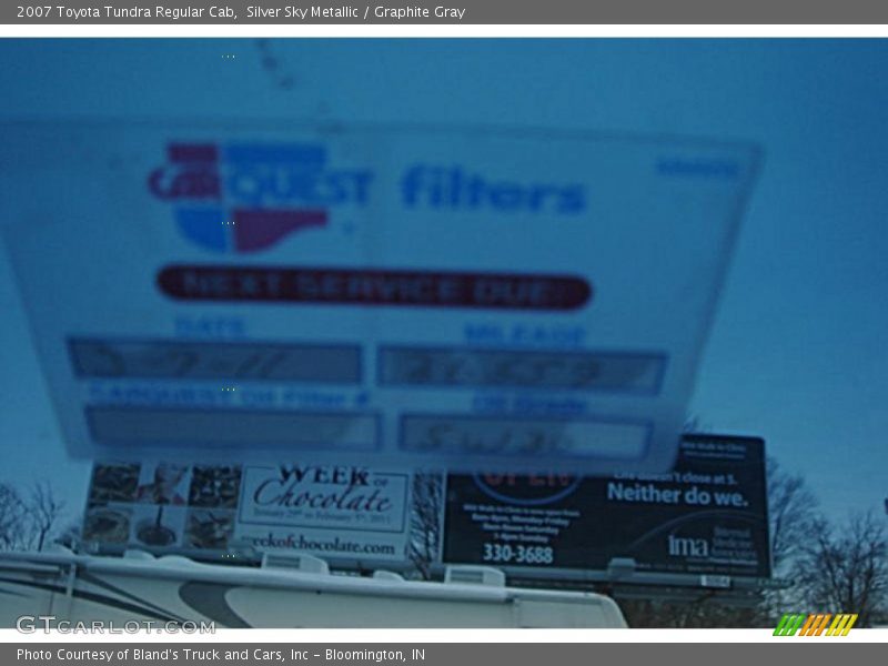 Silver Sky Metallic / Graphite Gray 2007 Toyota Tundra Regular Cab