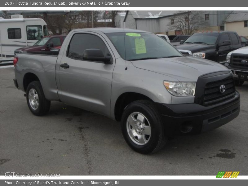 Silver Sky Metallic / Graphite Gray 2007 Toyota Tundra Regular Cab