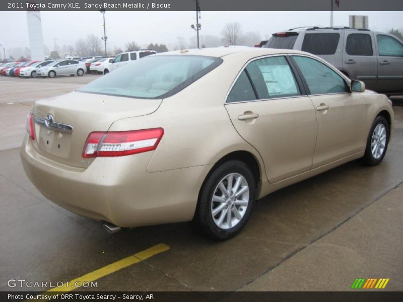 Sandy Beach Metallic / Bisque 2011 Toyota Camry XLE