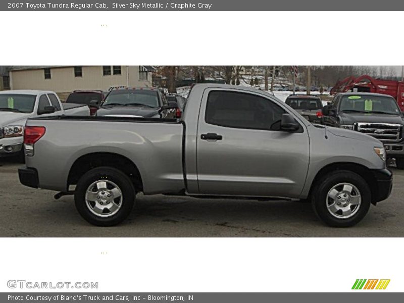 Silver Sky Metallic / Graphite Gray 2007 Toyota Tundra Regular Cab