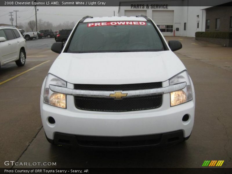 Summit White / Light Gray 2008 Chevrolet Equinox LS AWD